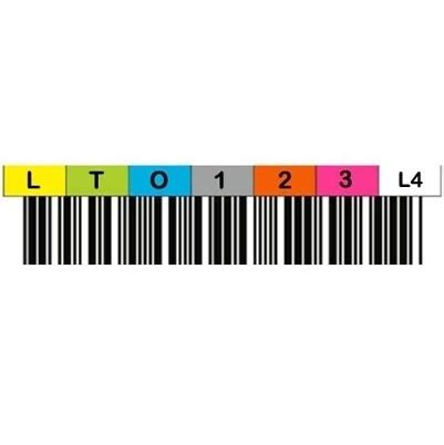 barcode labels for lto tapes